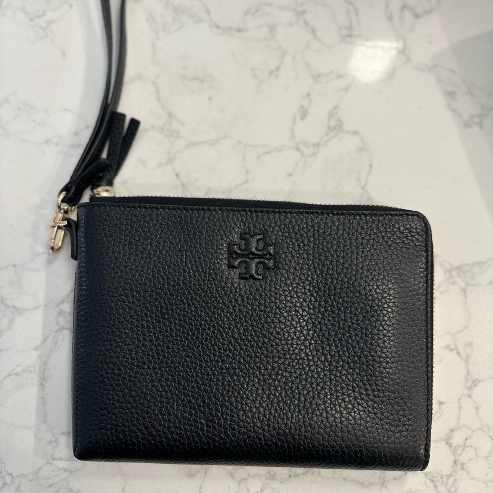 Tory Burch Black Wristlet Clutch